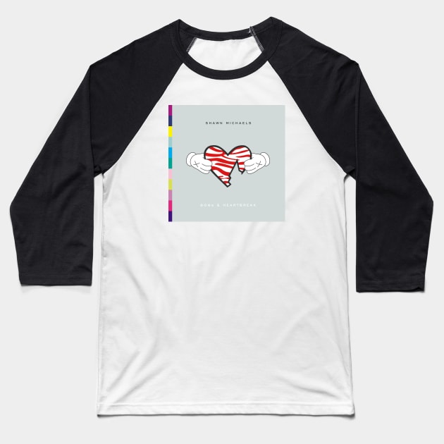 Shawn Michaels 808s & Heartbreak Baseball T-Shirt by Carl Cordes